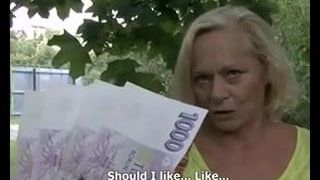 Sometimes, Money Talks #4 (Busty Blonde Granny GILF!)