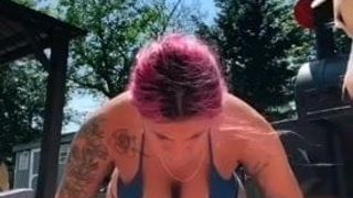 blouse bigboobs tik tok