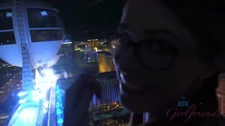 Penny’s mouth receives your cum several times in Vegas