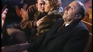 Big Orgy in Movie Theater