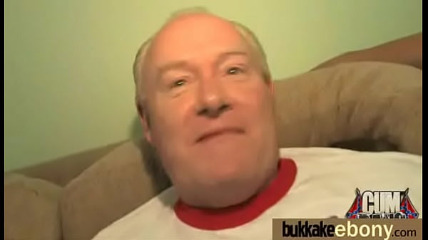 Ebony gets group cumshots 18