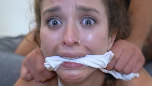 She thought the shoot would be easy – Big cock destroys 18 yo tight teen Geisha Kyd