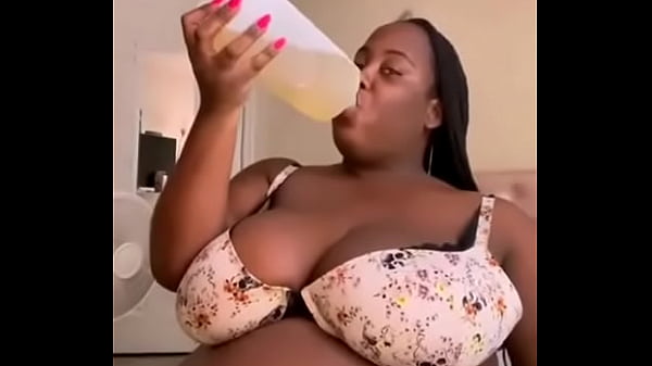 Unknown bbw drinks juice