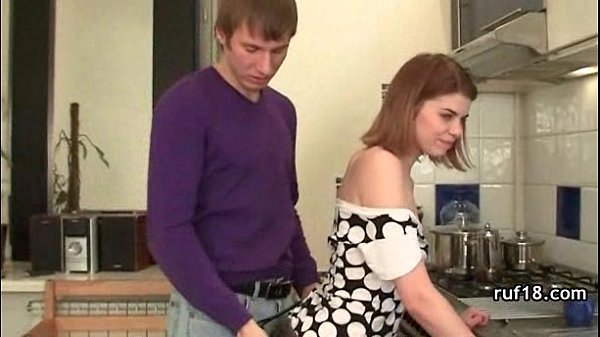 Teen practices bondage