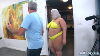 Chubby Blonde Tiffany Star BBW Devours Dick Before Getting Banged