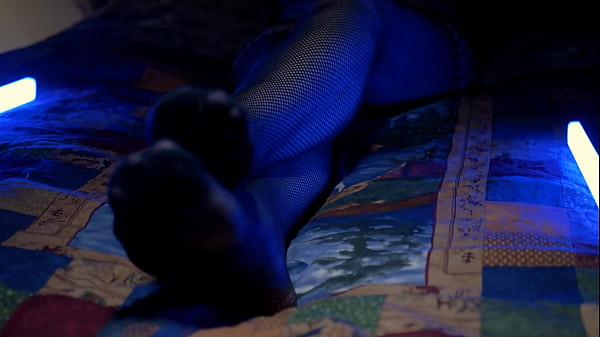 Perfect Toes Peeking Through Sexy Fishnets